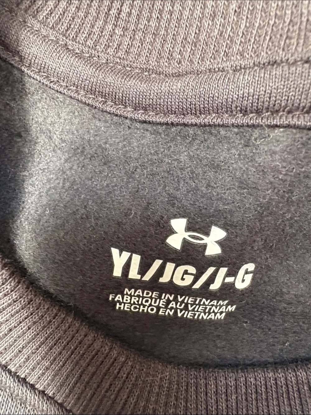 Under Armour Kids Black Sweatpants and Crewneck Set